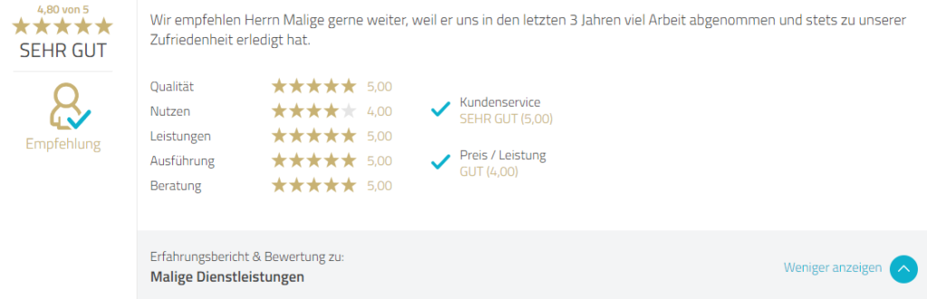 Bewertungen